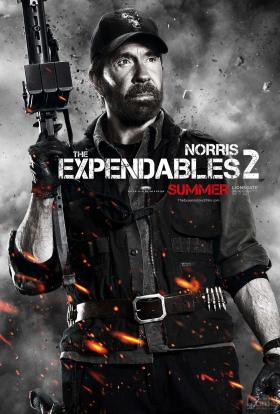 expendables 2 chuck norris poster