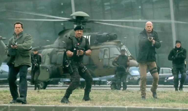 expendables 2 stallone schwarzenegger willis